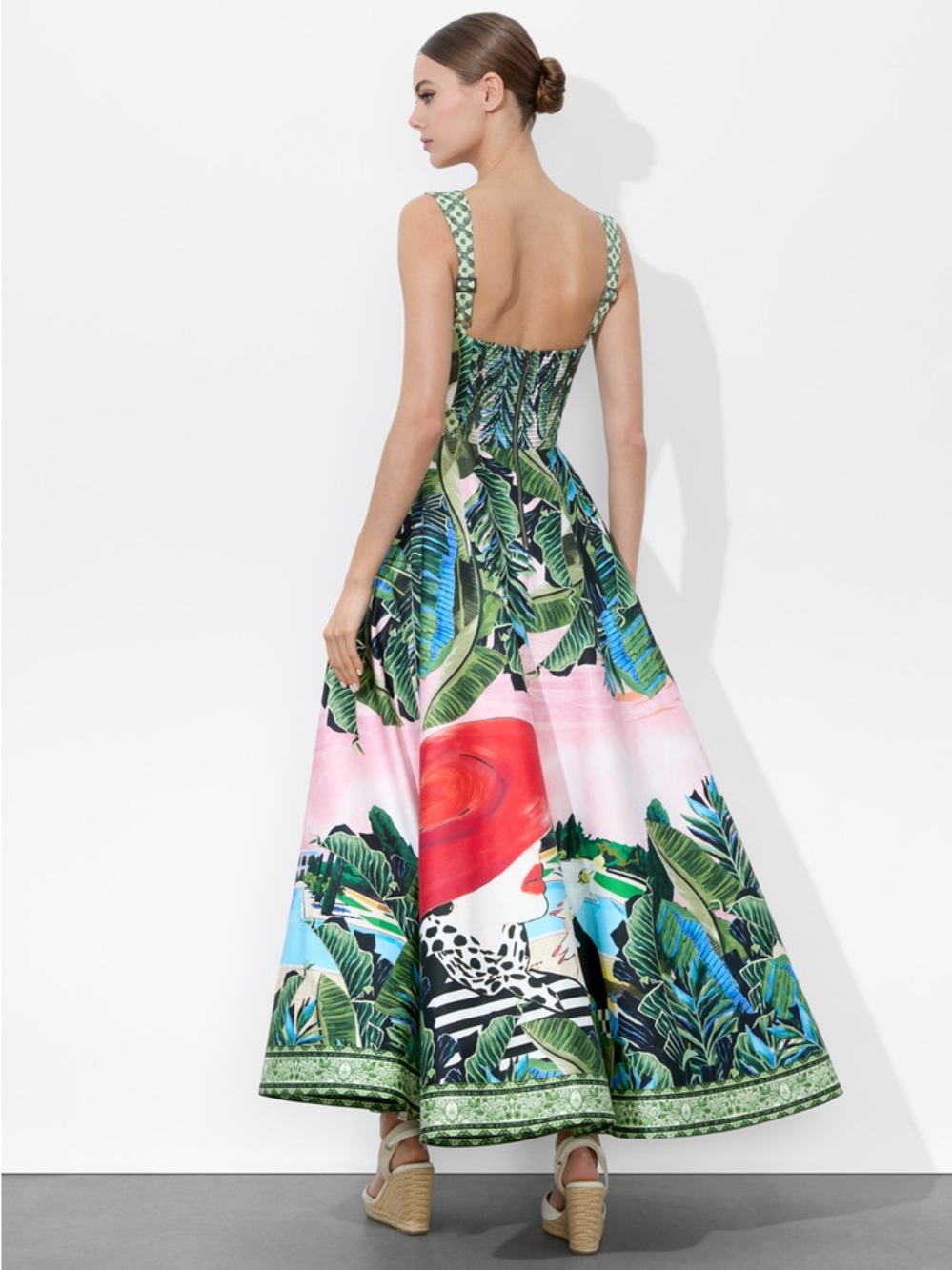 ALICE + OLIVIA AFIA FIT AND FLARE DRESS AFIA FIT AND FLARE DRESS SIZE 6 - Picture 3 of 8
